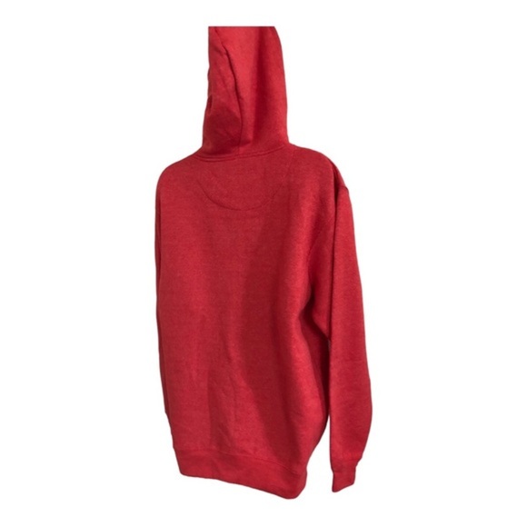 Betty Boop red fire flame motorcycle riding Betty hoodie size large brand new - Picture 12 of 12